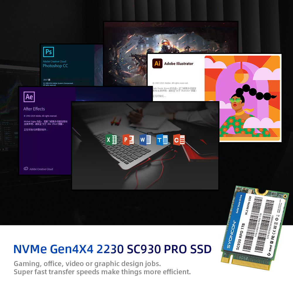 SYONCON SC930 PRO M.2 2230 1TB SSD NVMe PCIe Gen 4.0X4
