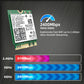 Intel AX210NGW Tarjeta WiFi Tarjeta Bluetooth 5.3 Soporte para computadora portátil Windows 10/11 (64 bits) M.2 / NGFF